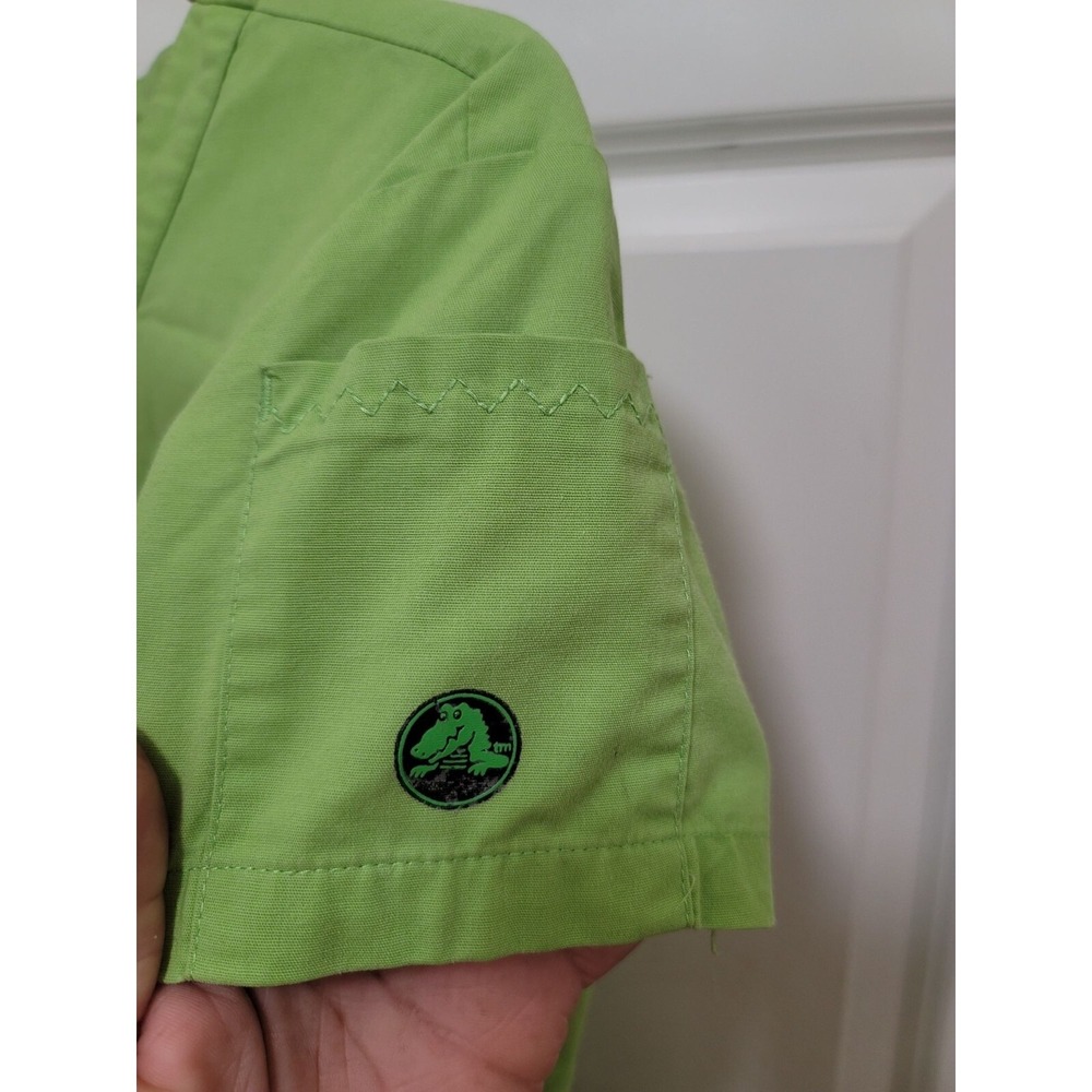 Crocs Medical‎ Apparel Green V-Neck Scrub Top With Pockets M - Picture 10 of 10